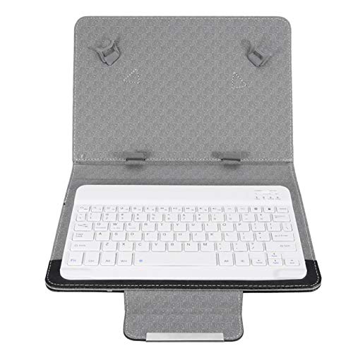 Byged Funda con Teclado Bluetooth PU, Juego multifunción ecológico, Funda Premium PU + Teclado, 9,7-10,1 Pulgadas más o Menos para Android/iOS/Win y Otras Muchas Marcas y Modelos adecuados