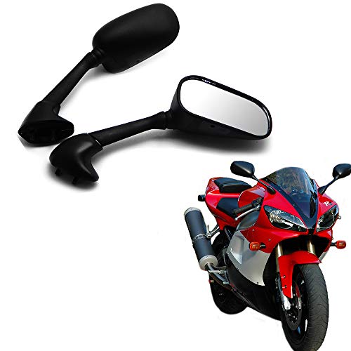 Carreras de motos Espejos retrovisores Espejo lateral para Yamaha YZF R1 1998-2001 R6 1999-2005 R6S 2006-2008