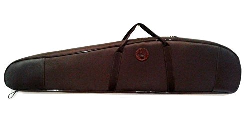 CAZA Y AVENTURA Funda Acolchada Cordura marrón, para Rifle montado con Visor. 120 cm