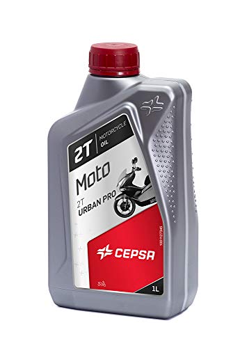 CEPSA 2T Urban Pro 1L - Lubricante de Tecnología Sintética para Motos y Scooters