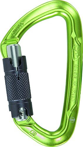 Climbing Technology Lime WG Twist Lock de mosquetón, grün/Grau elox.