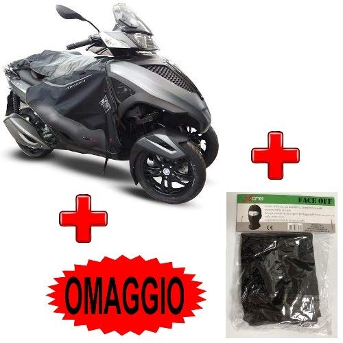 Compatible con Piaggio MP3 300 YOURBAN LT 2016 16 Manta TÉRMICA Escudo TÉRMICO Tucano Urbano R085-X Scooter Funda Pierna Impermeable EN Nylon