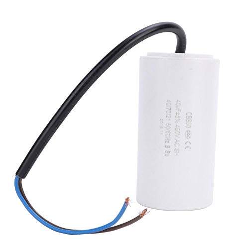 Condensador de funcionamiento del motor, condensador de arranque del motor de microfaradio 450 V 40 uf condensador de arranque del motor, maquinaria para arrancar el aparato eléctrico del