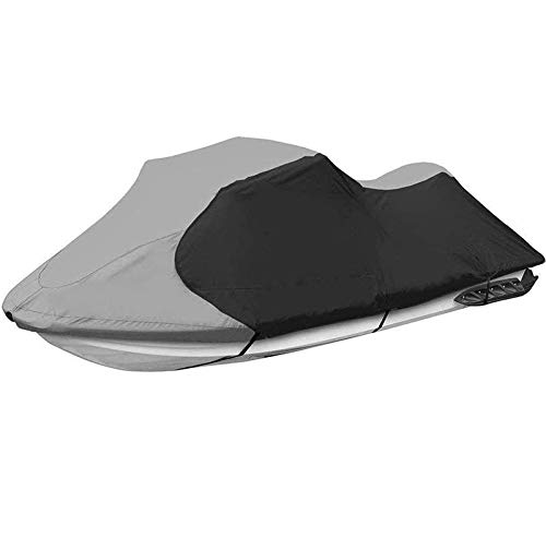 Cubierta Resistente para Moto de Agua PWC Resistente al Agua Funda Impermeable para Moto de Agua Funda de Tela Oxford Duradera para Moto de Agua para Proteger el Barco de daños con Bolsa de almacena