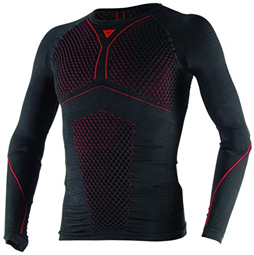 Dainese D-Core Thermo Tee LS, Camiseta térmica de manga Larga Moto, Ropa Interior Térmica Hombre