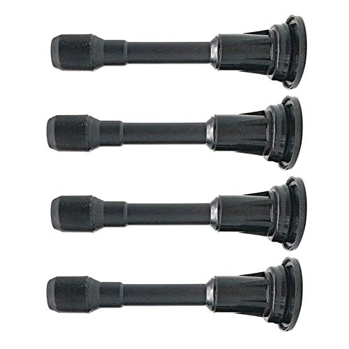 Damage donghaibaihuopu 4PCS 22448JA00A 22448JA00C Boots Boots Boots BUZ Chip Cap FIT para Nissan FORJUKE FIT para MICRA FIT FOR Qashqai FIT para X-Trail FIT para TIIDA (Color : Black)