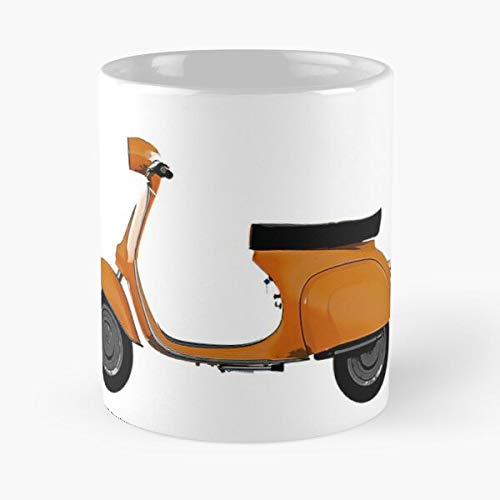 Desconocido Motorbike Retro Italy Scooter Vespa Italian Vintage Motorcycle Taza de café con Leche 11 oz