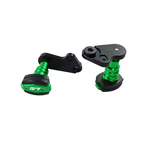 Deslizadores De Marco De Motocicleta Protector De Carenado Protector De Almohadilla Anti Choque para Yamaha YZF-R1 YZFR1 YZF R1 2009-2014 Protección contra Caídas (Color : Green)