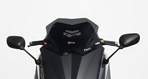 Faco Cúpula bajo con pernos Fum claro para Yamaha-T-Max 530 desde 2012 hasta 2015