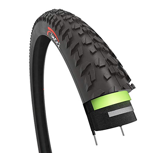 Fincci 26 x 1,95 Pulgadas 52-559 Cubierta con 2.5mm Anti Pinchazo 60TPI para MTB Montaña Hibrida Bici Bicicleta