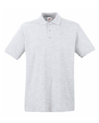 Fruit of the Loom Polo de manga larga premium para hombre