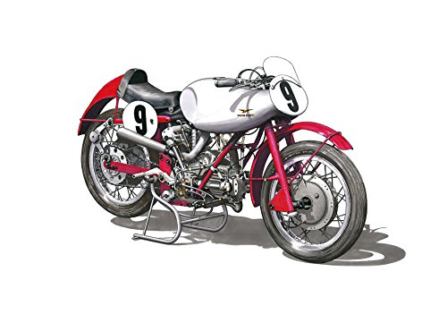 George Morgan Illustration Moto Guzzi Moto V2 Bicilindrical 500 A1 tamaño póster Imprimir