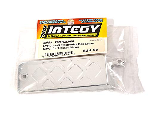 Integy RC Model Hop-ups T3267SILVER Evolution-5 Electronics Box Lower Cover for Traxxas Slayer(Both)