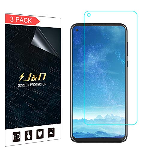 J&D Compatible para Motorola Moto G Pro Protector de Pantalla, 3 Paquetes [NO Cobertura Completa] Prima Escudo de Película Transparente HD Protector de Pantalla para Moto G Pro