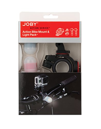 Joby Action Bike Mount & Light Pack - Montura y Luces para Bicicleta, Color Negro