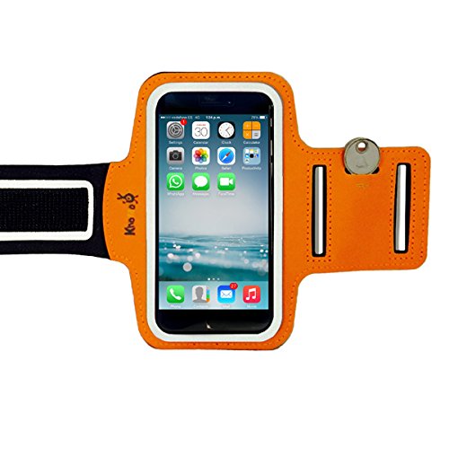 KHOMO Brazalete Deportivo Sport para Brazo Carcasa Ajustable para Apple iPhone 6 Plus y 6S Plus (5.5")