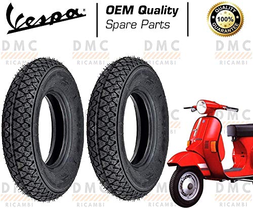 Kit de dos neumáticos para neumáticos de 3.00-10 Vespa PK 50 - PK 50 XL - Vespa PK 125 - PK 125 XL