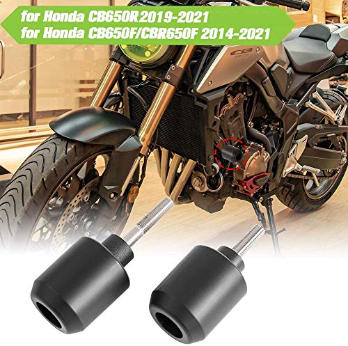 Lorababer Protector de Caída de Almohadilla de Protección para Marco de Motocicleta POM para Honda CB650R / CB650F / CBR650F 2014 2015 2016 2017 2018 2019 2020 2021, CB 650R