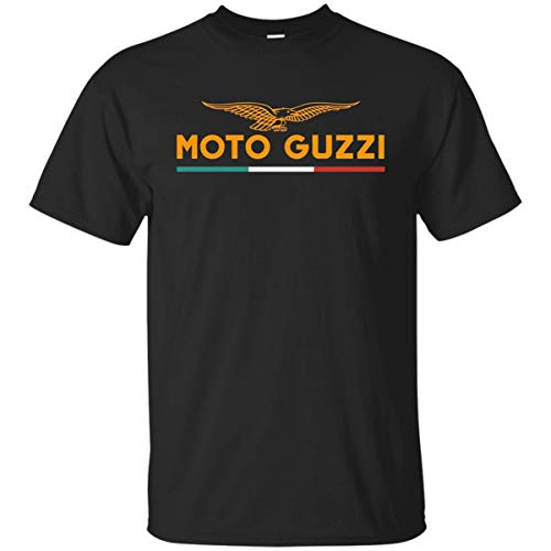 Moto Guzzi Eagle Logo Adhesive Emblem Moto Guzzi Men's T-Shirt Camisetas y Tops(Small)