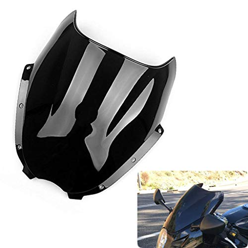 Motocicleta Wave parabrisas Shield viento protector de parabrisas para Hyosung GT125 GT250R GT650R ATK (Negro）