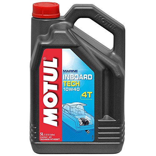 MOTUL - 106419/74 : Aceite lubricante motor nautica barcos INBOARD TECH 4T 10W40 5 L