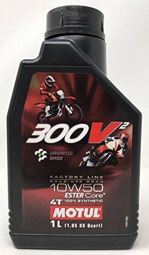 MOTUL Aceite de Motor Competicion 300V2 4T FL Road Racing 10W50, 1 litros