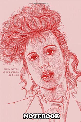 Notebook: A Rough Sketch Of Hayley Williams For Rose Colored Boy , Journal for Writing, College Ruled Size 6" x 9", 110 Pages