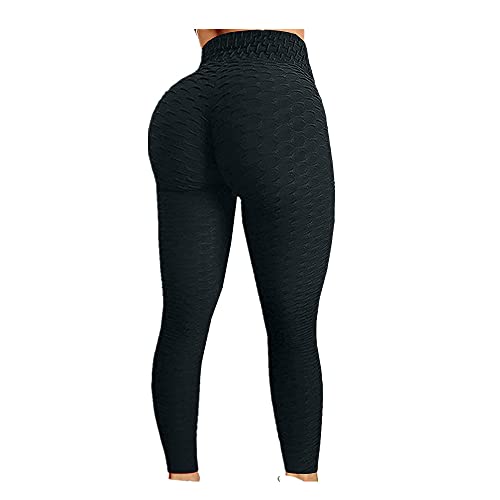 N\P Push Up Leggings Mujeres Señoras Burbuja Cadera Elevación Ejercicio Fitness Running High