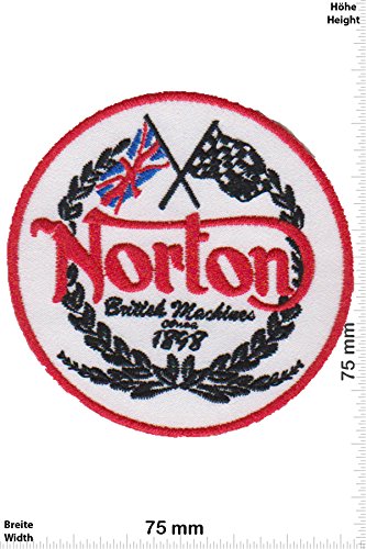 Parches - Norton - British Machines - 1898 - Deportes de Motor - Deportes - Motos - Norton - Parche Termoadhesivos Bordado Apliques - Patch