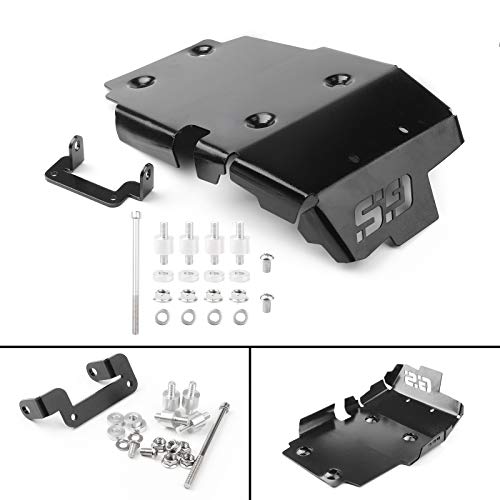 Placa protectora de deslizamiento de motor para B-M-W F800GS, F650GS, F700GS, 2008-2017, color negro, de Areyourshop.