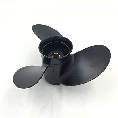 POLASTORM - Hélices de Aluminio para Exteriores con 3 Cuchillas de rotación Derecha 8.5D para Toyota Nissan 8-9.8HP Propeller, Hombre, 8.5(Dia) x 7.5(Pitch)