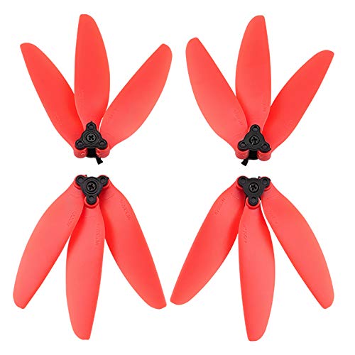 Quick Release Wing Accessory Hoja de reducción de ruido silenciosa de tres cuchillas para DJI Mavic Mini (rojo)