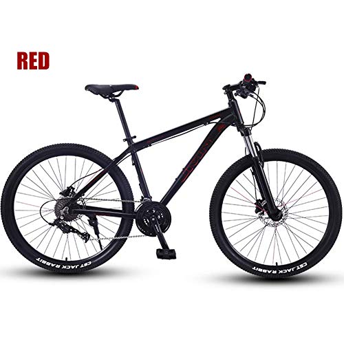 Relaxbx Outdoor Mountain Racing Bicycles 27 Speed ​​Adult Mountain Bike Spoke Wheels Marco Ligero de aleación de Aluminio, Plateado