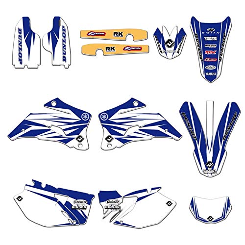 Sistema Completo del Equipo gráfico de la Etiqueta engomada de Deco for Yamaha WR250F WR450F WR250F 2007-2011 2012-2013 WRF250 WRF450 Motocross Pegatinas