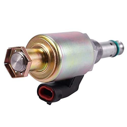 SSG La Bomba de Aceite de la válvula solenoide del regulador en Forma for 122-5053 1225053 Perkins Motor Caterpillar Cat 325 322C (Color : Silver)