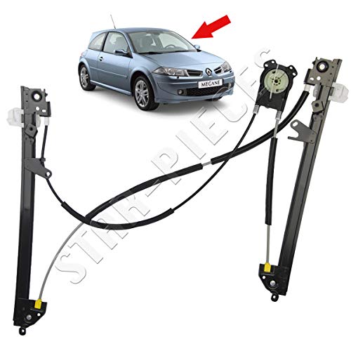 STARKIT PERFORMANCE Elevalunas eléctrico delantero izquierdo conductor Megane 2 Coupé de 2002 a 2009 - 3 puertas