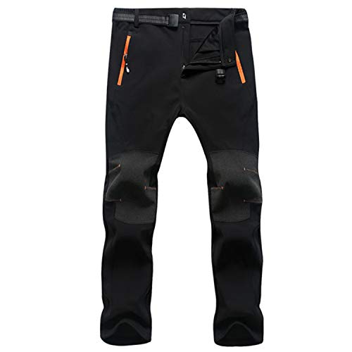 SUKUTU Pantalones de Senderismo para Hombres al Aire Libre Pantalones Multibolsillos Ligeros Transpirables para Caminar montaña Correr con cinturón