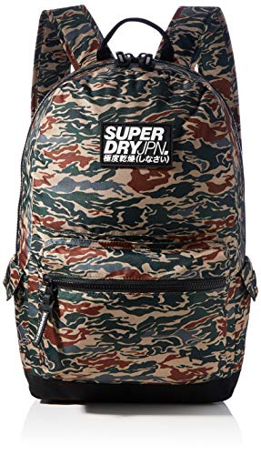 Superdry Cartera para hombre Block Edition Montana, color Verde, talla 30,5x13,5x46 cm (B x H x T)