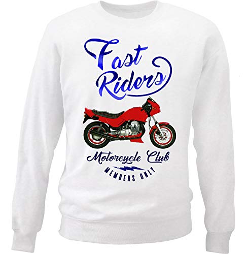 Teesandengines Moto Guzzi v50 Monza Fast Riders Sudadera Size Medium