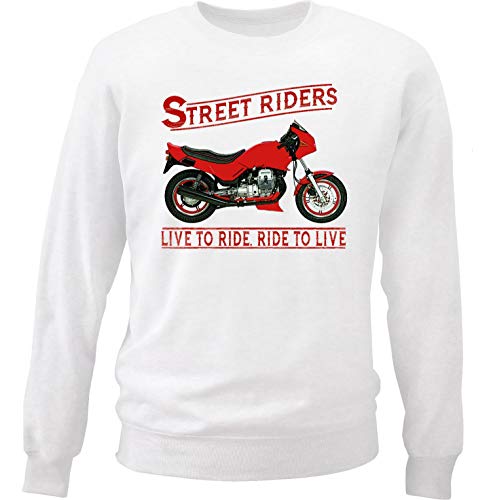 Teesandengines Moto Guzzi v50 Monza Street Riders Sudadera Size Medium