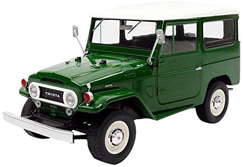 Triple 9 Land Cruiser FJ40 1967 Toyota - Vehículo en Miniatura, T9-1800150, Verde y Blanco, Escala 1:18