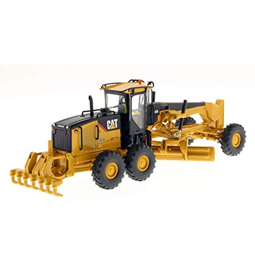 tytlmask Modelo De Vehículo De Ingeniería Escala 1/50 Caterpillar 14M Motoniveladora Vehículo Cat Ingeniería Modelo De Camión Coches De Regalo Juguetes Modelo De Camión Coches De Regalo Juguetes