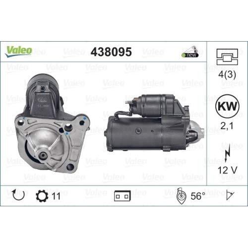 Valeo 438095 Arranque del Motor para Coches