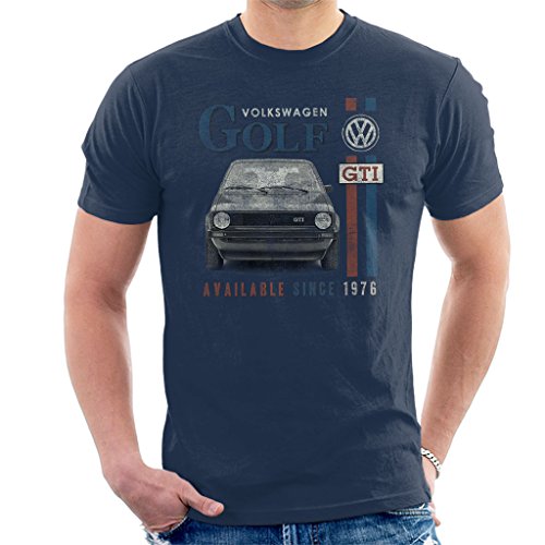 Volkswagen Golf GTI Racing Distressed Men's T-Shirt