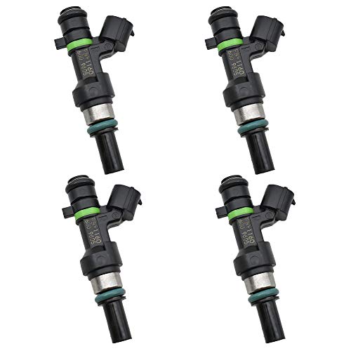 XIWEIG Injector De Combustible De 4pcs FBY1160 16600-ED000 / FIT para -Nissan / 2009-2011 Versa 1.6L-L4 HR16DE, Inyector De Combustible De Automóvil, Pulverizador De Combustible, Boquilla De Inyector