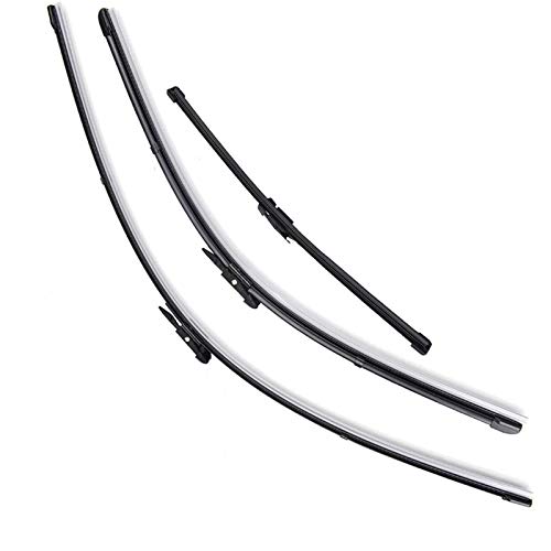 YUHUIXU Limpiaparabrisas Delanteros Y Traseros para Mercedes-Benz Vito Viano W639 2011 2012 2013 2014 Limpiaparabrisas Delanteros Traseros 28"26" 15"Limpiaparabrisas