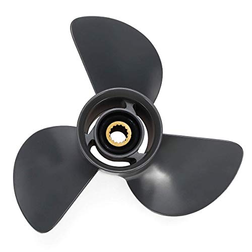 YUXIwang Barco Piezas del Motor, Motor Fuera de borda de Aluminio Propeller13 1/4 X 17 FOR Mercury Mariner 70-150HP 48-77344A45 Hélices