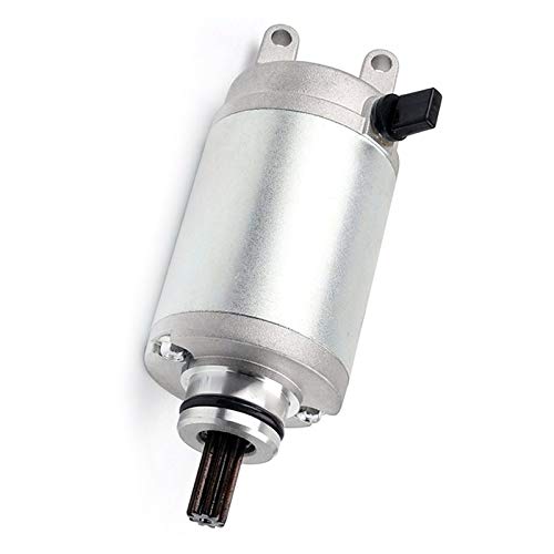 ZHANGJINYAN AU05 -Motorcycle Starter Motor eléctrico Motor de Arranque Adecuado para Suzuki AN250 Burgman 250 AN400 Burgman 400 Scooter Motorbike Starte (Color : Silver)