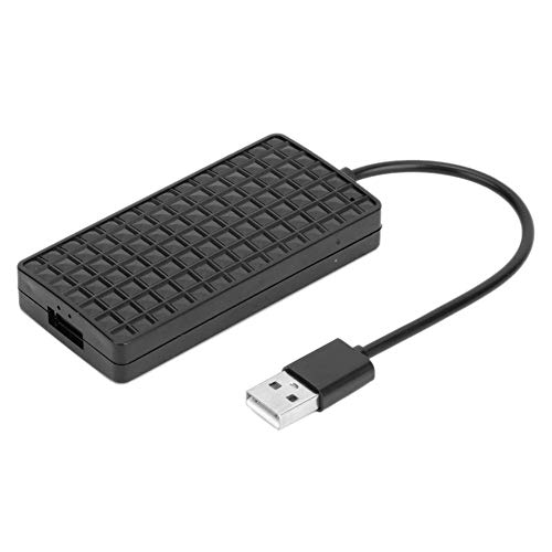 Adaptador de dongle USB Gorgeri Voz Instrucciones paso a paso Jugador Jugador Vehículo Navegador GPS Carplay Teléfono móvil a la pantalla del coche Navegación Estéreo, Para Android Para iOS(negro)