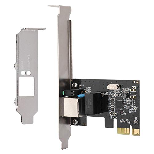 Adaptador de Red RTL8111F, Tarjeta de Red Gigabit Ethernet PCI-E Nic 10/100/1000Mbps, adopta la Interfaz PCI-Express1-Lane (x1), Plug and Play.